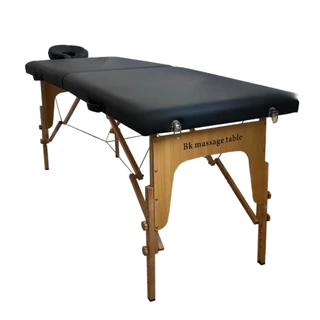 Maca Portátil Dobravel Com Regulagem de Altura BK- 65cm - 300kg - Maca para Massagem Estética Preta Branca Azul Escuro