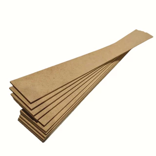 Kit 10 Chapas RIPA Mdf Cru 3mm Placa 5x90 cm