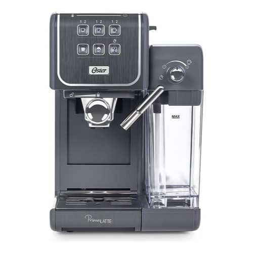 Cafeteira Espresso + Leite Primalatte Grey Touch 220v Oster