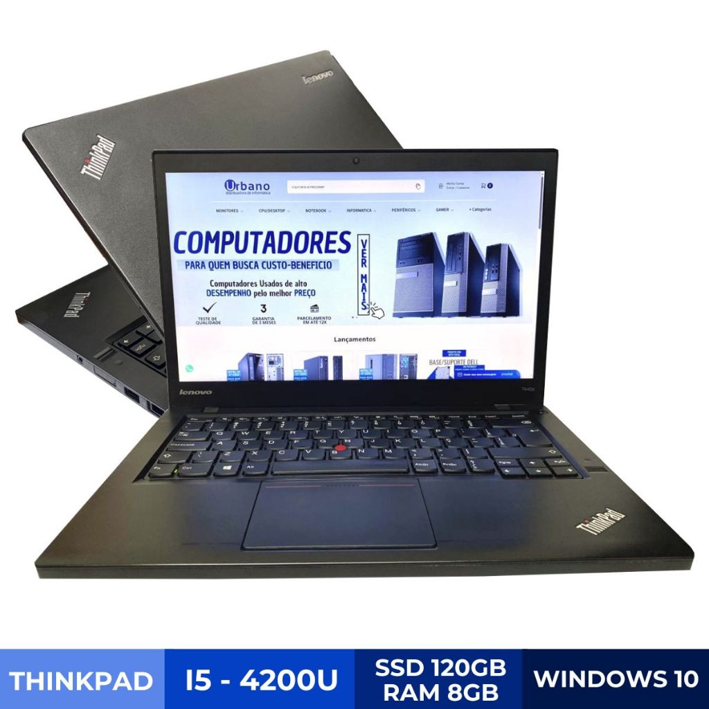 Notebook Lenovo ThinkPad T440S - ART Solution Informática