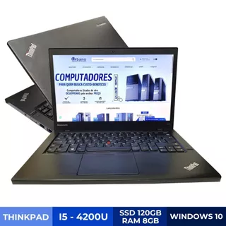 Notebook Lenovo ThinkPad 14" I5-4200U T440S | 8GB ddr3 SSD 120GB Windows 10