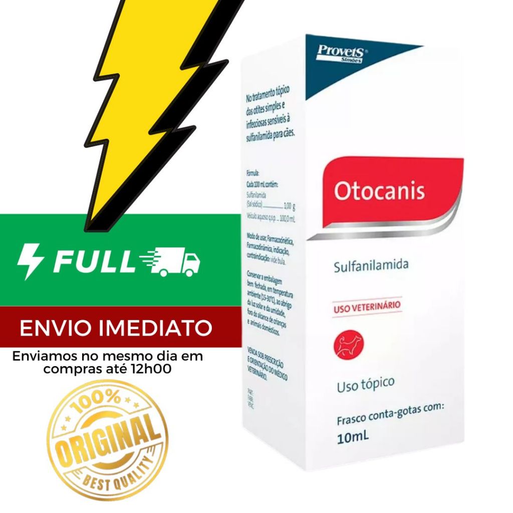 Otocanis Remédio Para Otites Dor De Ouvido em Cães Provets Simões ...
