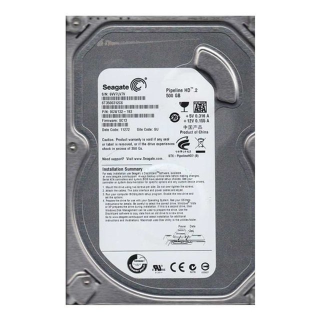 Disco Rígido Interno Hd 500gb Sata Seagate 7200rpm GARANTIA