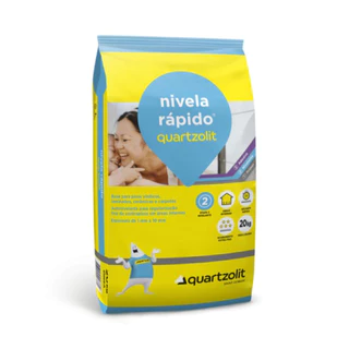 Massa Nivela Rápido Quartzolit 20 Kg Weber