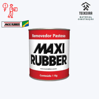 Removedor Tinta Pastoso 500g 1kg maxi rubber