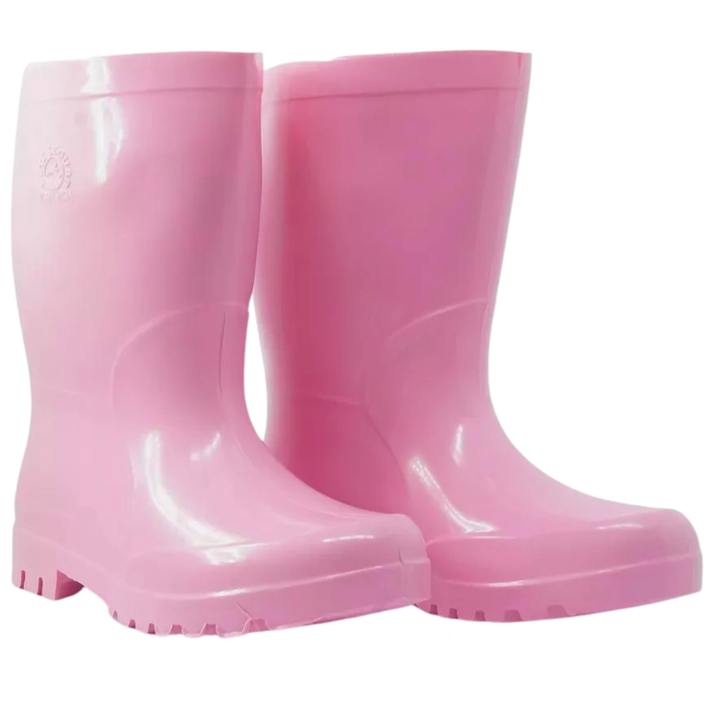 Bota Galocha Infantil Nº 23 35 Solado Antiderrapante PVC