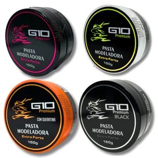 Pasta Modeladora para cabelo alta Fixação G10 Premium