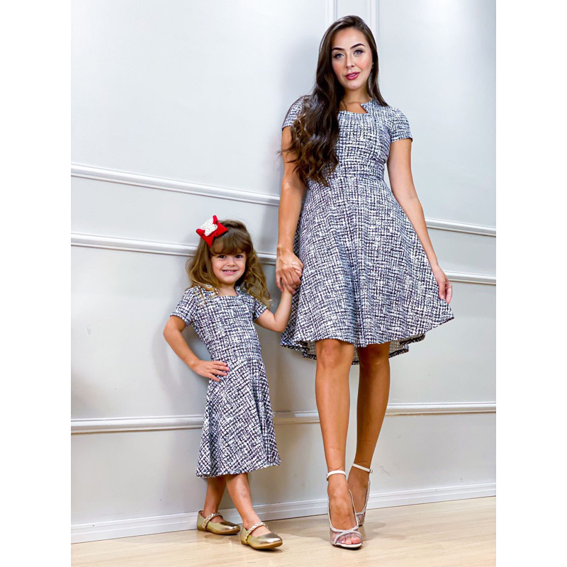 Vestido Tal Mãe Loja Roupa Mae E Filha Iguais Kit Vestidos Tal Mãe
