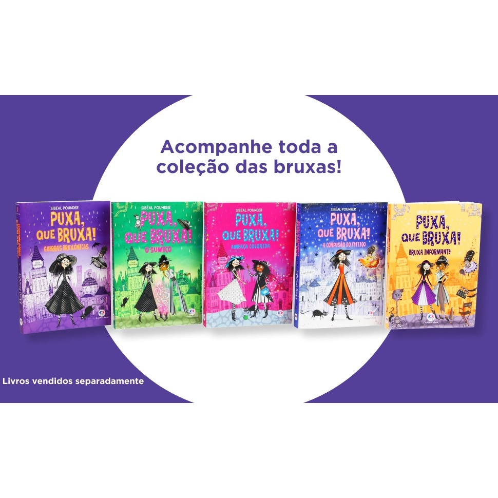 PUXA, QUE BRUXA ! - 6 VOLUMES - ESCOLHA O SEU! | Shopee Brasil
