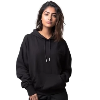 Moletom Feminino Liso Algodão Peluciado Canguru Com Bolso E Capuz Moletom Canguru Adulto