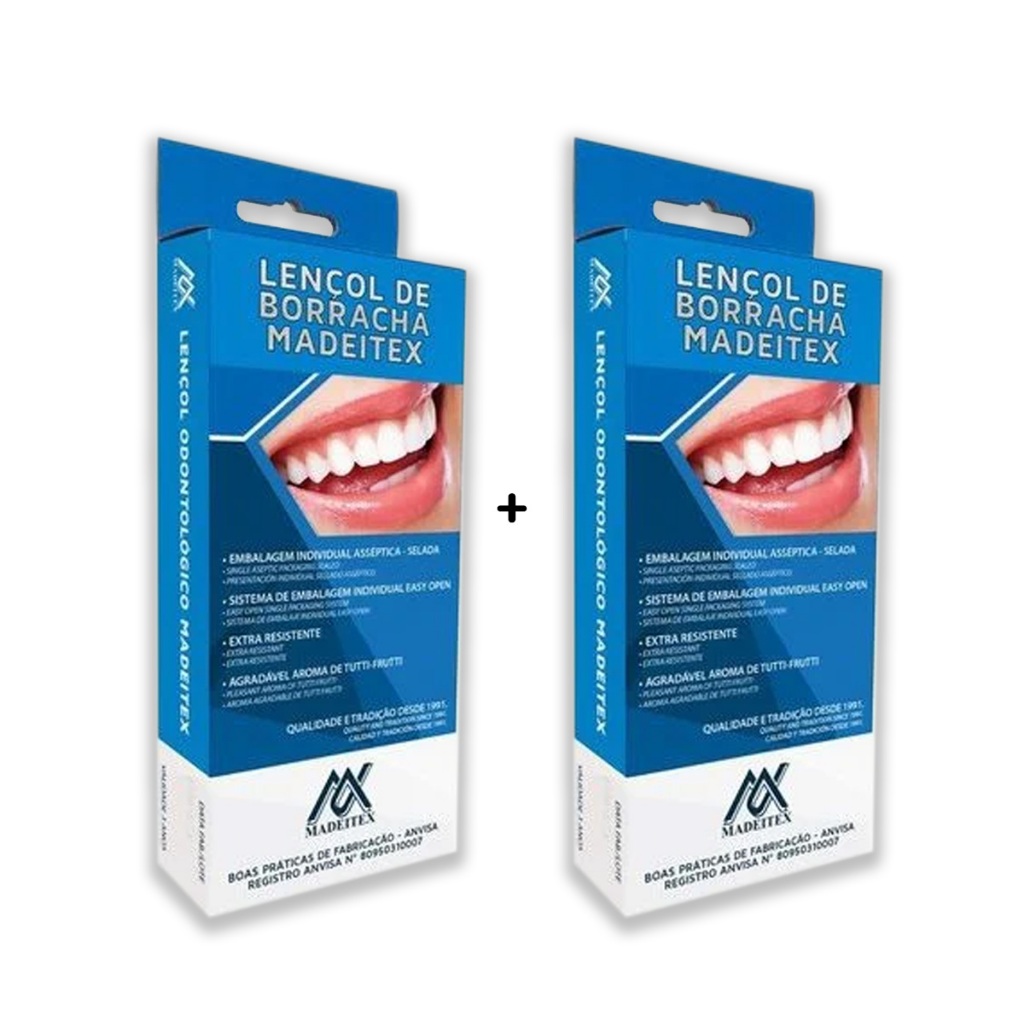 Kit 2cx Lençol de Borracha Madeitex