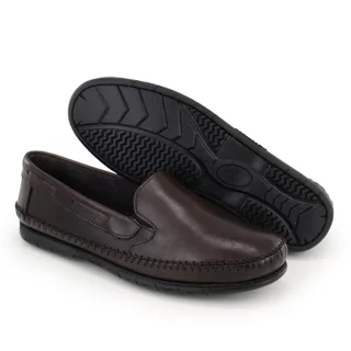 Mocassim Masculino Couro Legítimo Sapatilha Ortopédica Muito Confortável