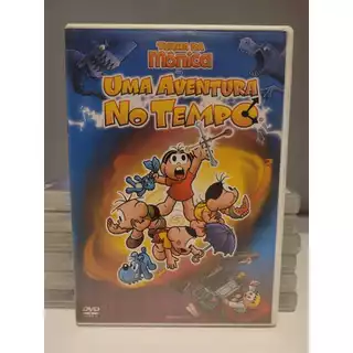 TURMA DA MÔNICA - UMA AVENTURA NO TEMPO - DVD - Original