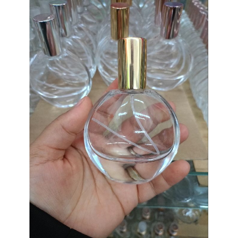 frasco vidro luxo para perfumes 50ml