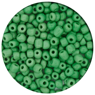 Miçanga Verde Leitosa para Guia 4mm - 50g Aprox. 660 Peças