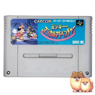 Mickey Magical Quest - Cartucho JP Original - Jogo para SNES Fita Super Famicom