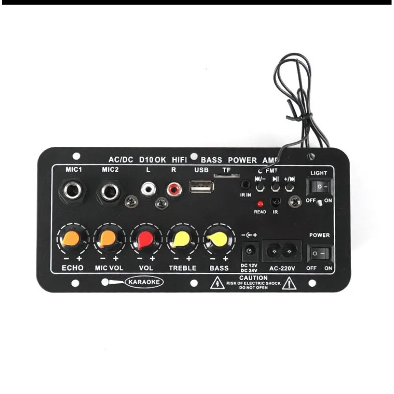 Placa Amplificadora potente De Audio Estéreo Subwoofer - Amplificador Audio MP3 Bluetooth FM 120w 220v