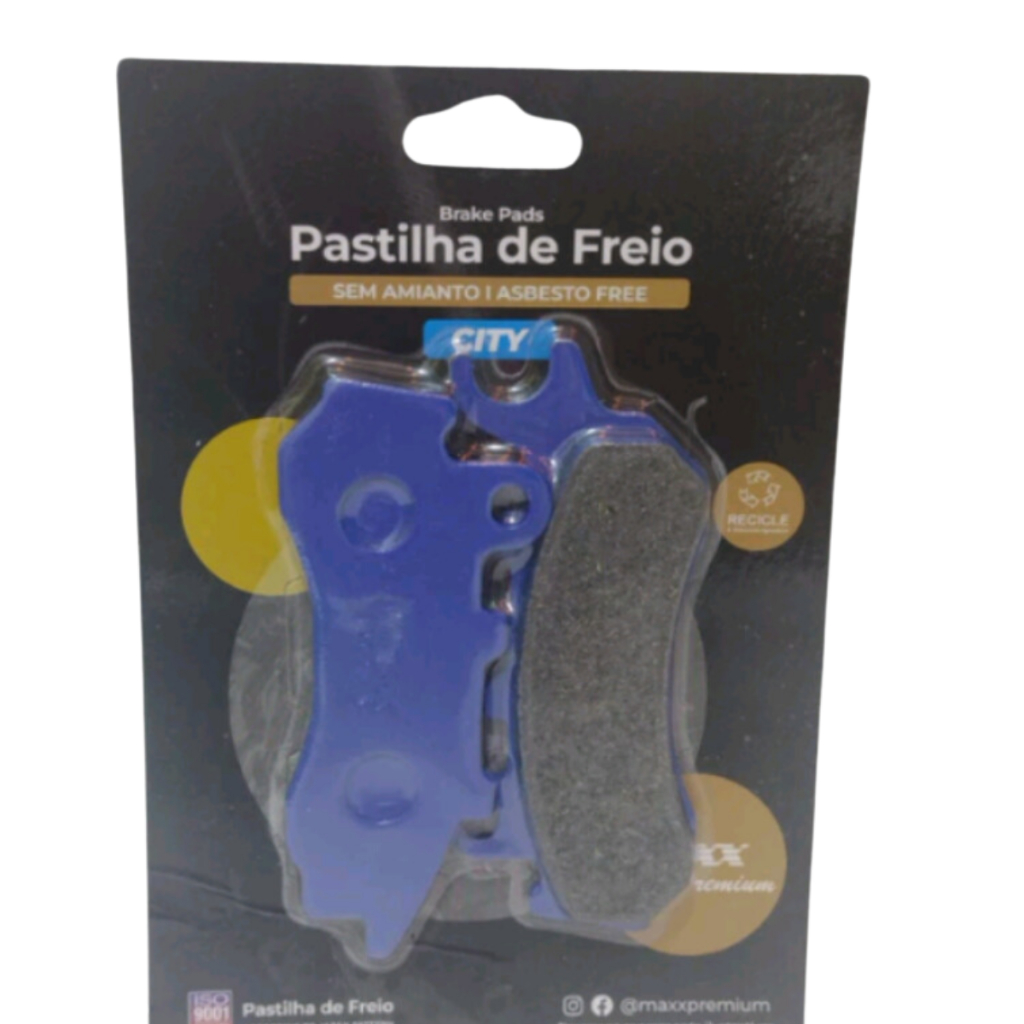 Pastilha de freio titan 160 / fan 160/ 18 c/ cbs dianteira maxx premium