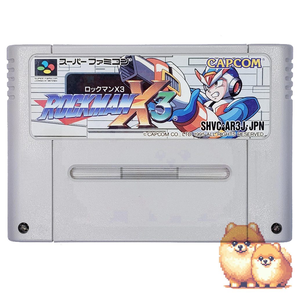 Rockman X3 - Megaman - Cartucho JP Original - Jogo para SNES Fita Super Famicom