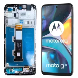 Tela Frontal Touch LCD Display Moto G22 Com Aro Xt2231