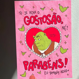 Cartão Sherek Gostosão