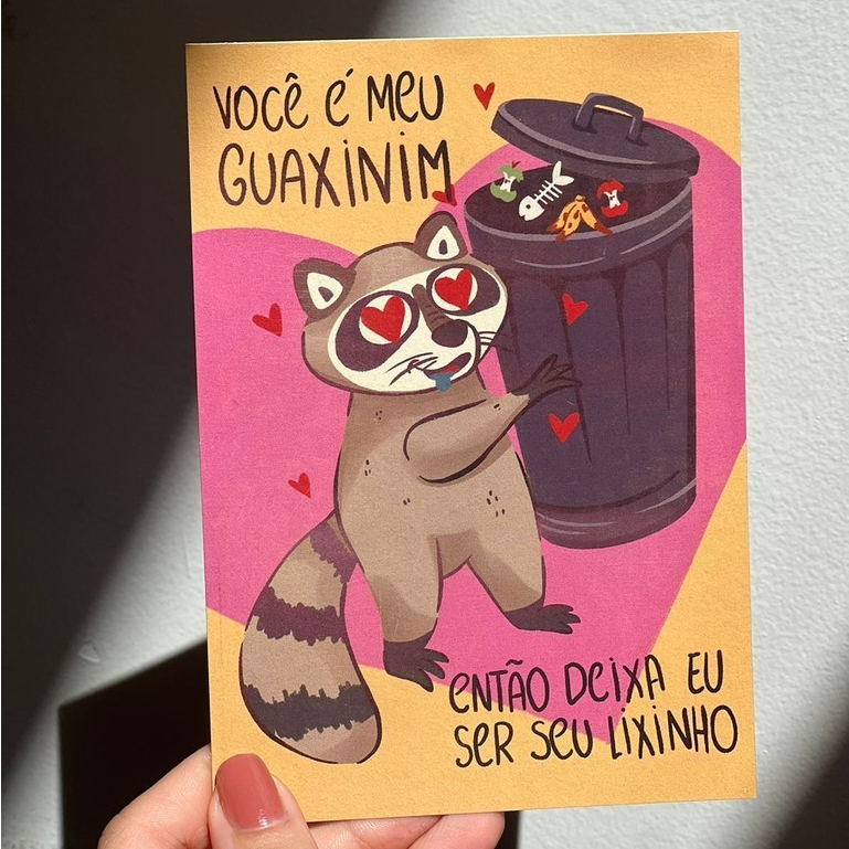 Cartão Guaxinim