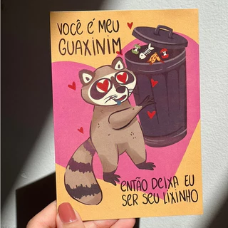 Cartão Guaxinim