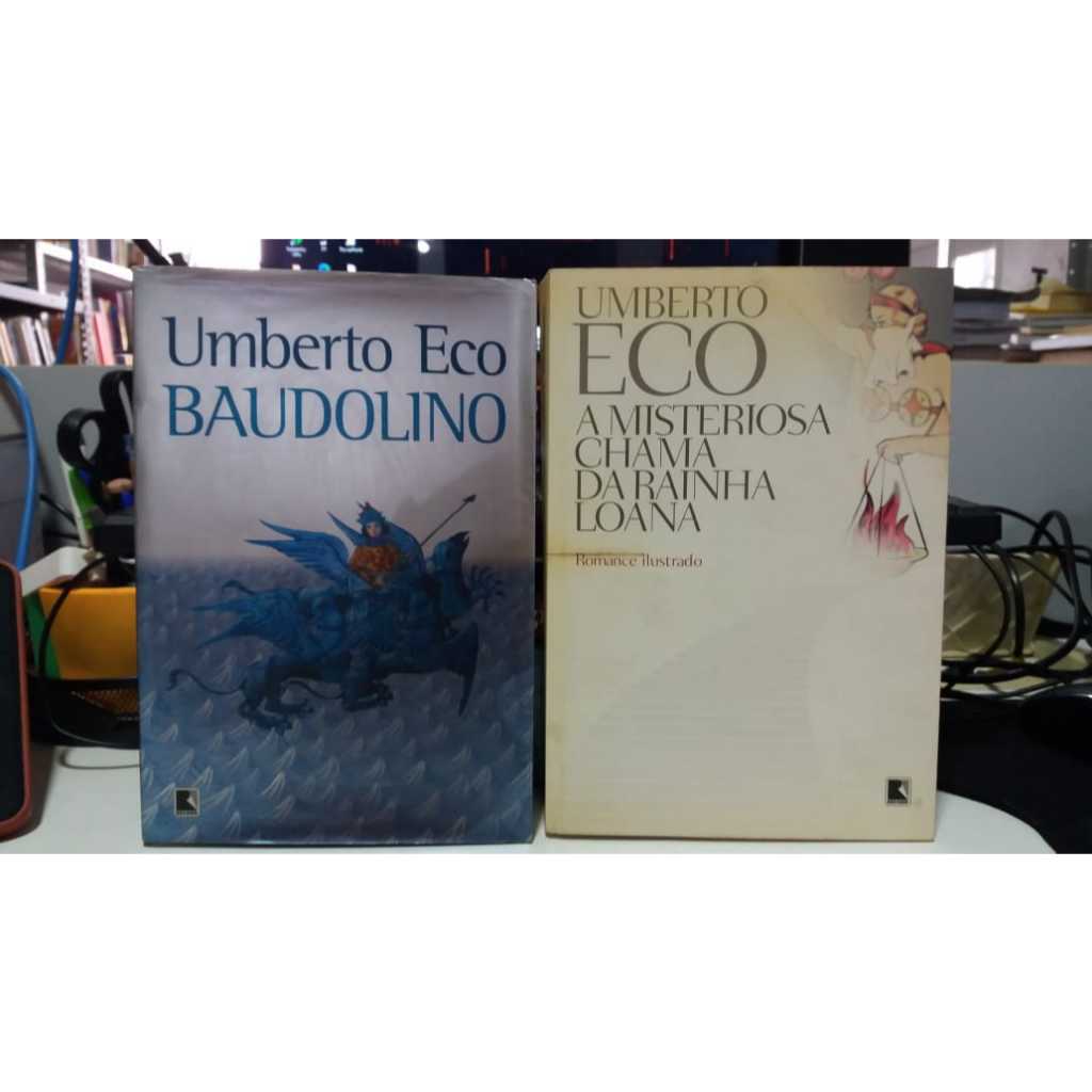KIT - 2 LIVROS DE UMBERTO ECO: A MISTERIOSA CHAMA DA RAINHA LOANA ...
