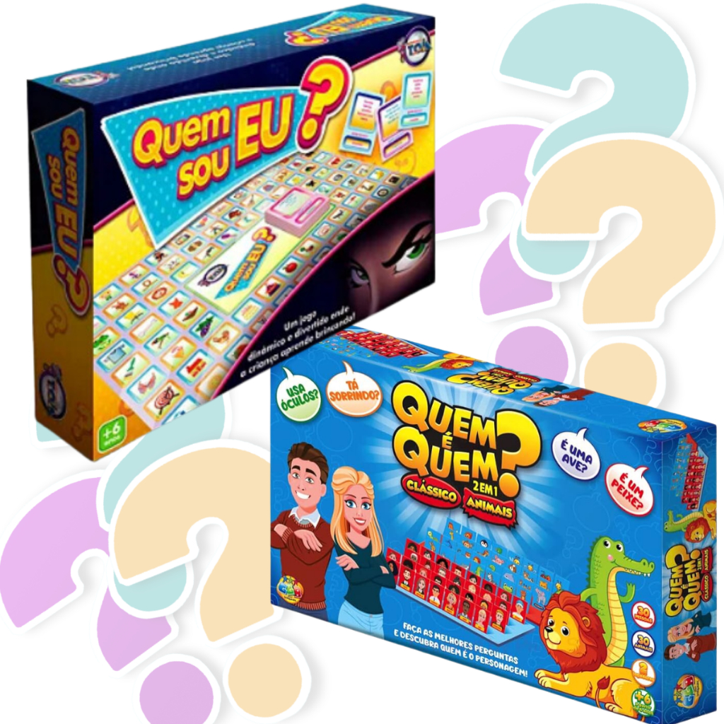 Jogo Quem Sou Eu Estratégia Tabuleiro Quem é Quem Escolha O Seu ...