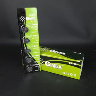 Pilhas Litio CR1620/ CR1632/ CR2016/ CR2025/ CR2430/ CR2477 Cartela C/5 - Gimex Bateria