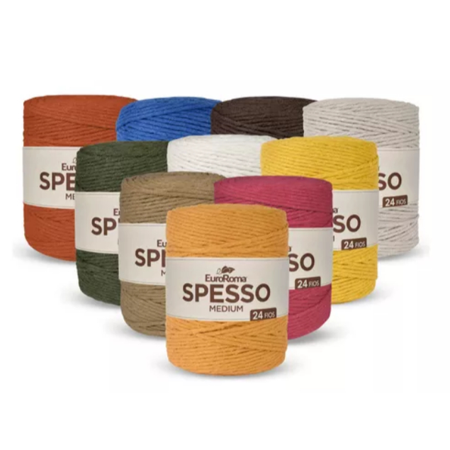 Barbante Spesso EuroRoma 24 Fios 1Kg | Shopee Brasil