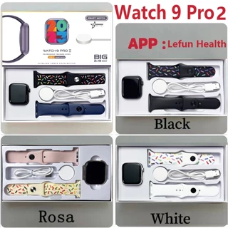 2024 Novo Relógio Original 9 Smart Watch 9 pro 2 Men Bluetooth Chamada De Temperatura Corporal