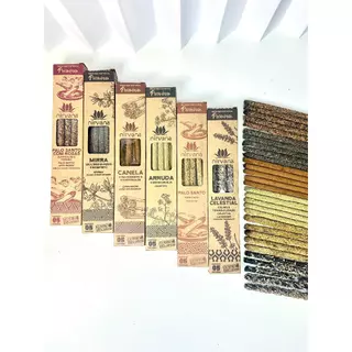 Kit 30 Varetas Incenso Nirvana Natural Premium Com 6 Aromas