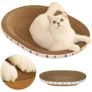 Arranhador Cama Gatos Material Resistente Raspador Brinquedo Interativo Papelão Garra Ninho Caminha