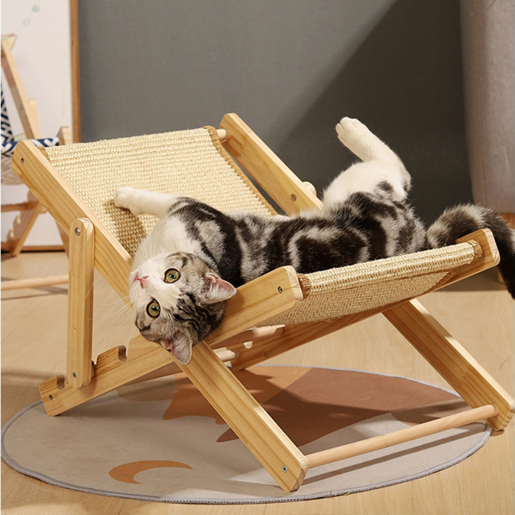 Arranhador Em Pelucia P/ Gatos Estilo Sofá Cadeira Para Dormir
