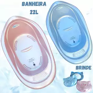 Banheira de bebe 22L Resistente Infantil Design Anatômico em Oferta na Shopee