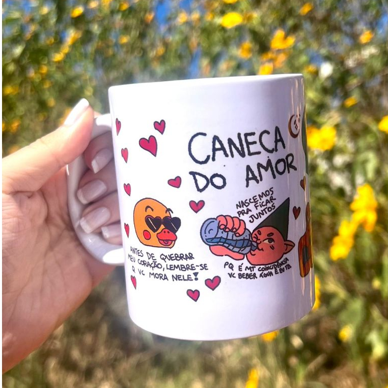 Cozinha Decoração Caneca do Amor