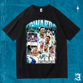 Camisa Básica Camiseta Edwards Anthony Ant Man Wolves Basquete Unissex - Arcaic