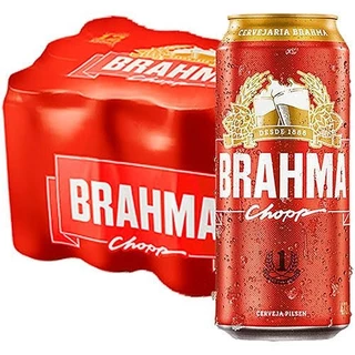 Cerveja Brahma Chopp Latão 473ml - Fardo Com 12 Latas