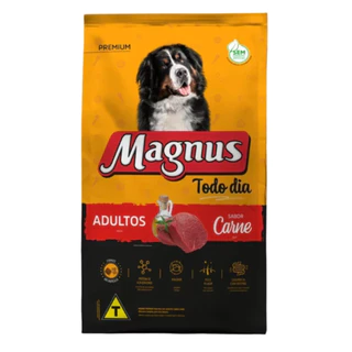 Ração Magnus Todo Dia para Cães Adultos Sabor Carne 15 kg