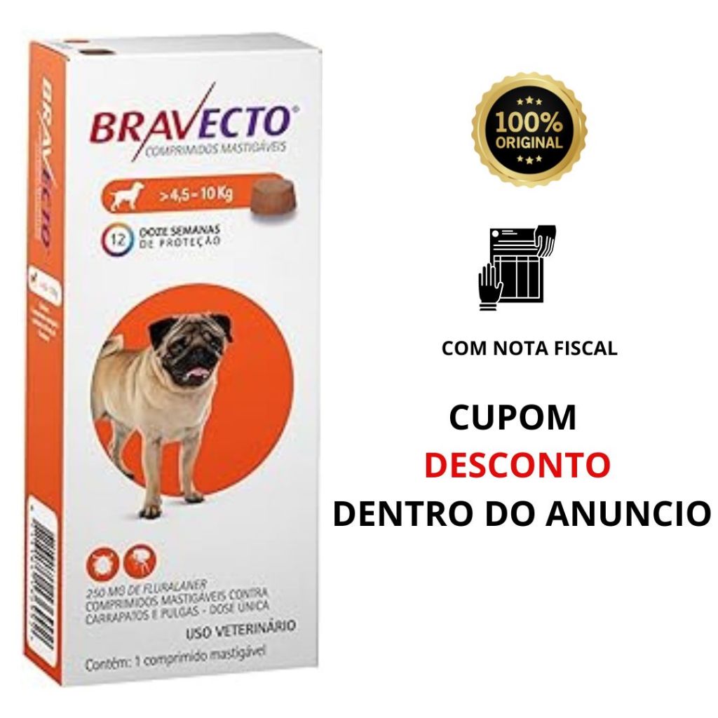 Bravecto 30 Kg Antipulgas: Onde Comprar | BuscaProdutos