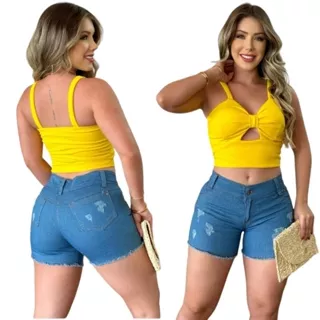 Short Jeans Feminino bermuda jeans feminina