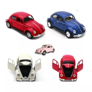 Carrinho De Ferro Fusca Fusquinha Abre Portas e Capô Fricção Miniatura Coleção em Oferta na Shopee