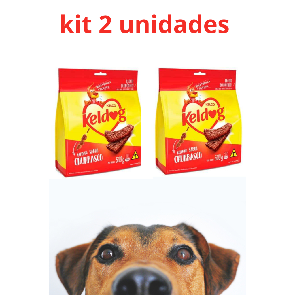 Bifinho Sabor Churrasco Keldog 500gr com 2 unidades