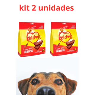 Bifinho Sabor Churrasco Keldog 500gr com 2 unidades