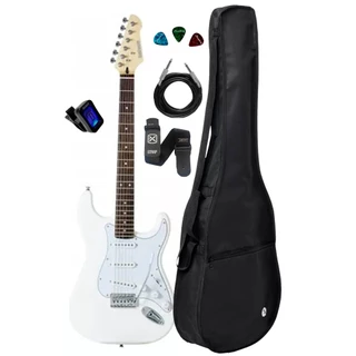 Guitarra Strinberg Rw50 Wh Branco + Acessórios + Afinador