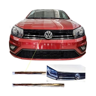 Aplique Friso Kit G8 Gol Saveiro Voyage Superior E Inferior