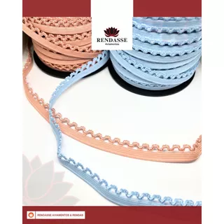 Elástico ELYSA detalhado para lingerie c/50 metros 13mm para moda íntima em Oferta na Shopee