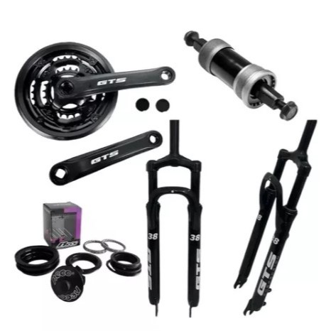 Kit Suspensão Ahead Aro 26 e 29 + movimento de Direção + caixaria ...
