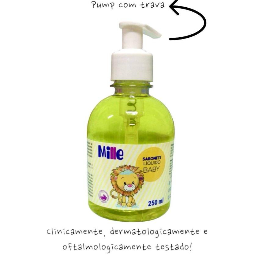 Sabonete Líquido Infantil 250ml baby Mille